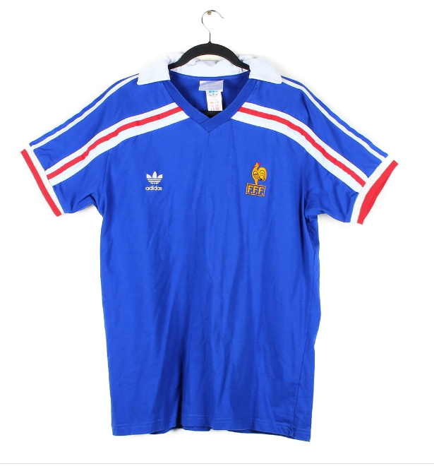 Idée cadeau : maillot de l'équipe de France 1986-1988