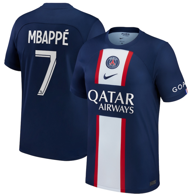 cadeau : maillot floqué Mbappé PSG