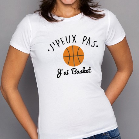 Tee shirt femme basket