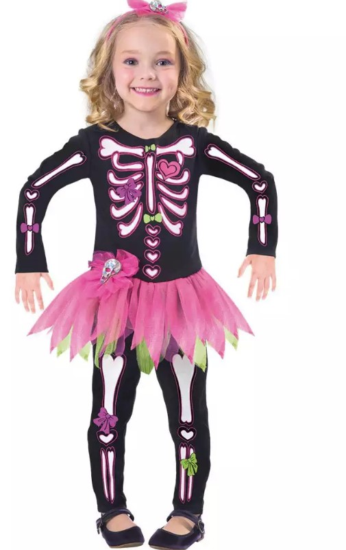 Squelette coloré Halloween